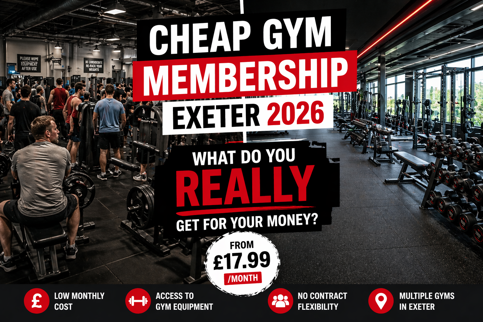 Cheap Gym Membership Exeter: Full Price Comparison Guide (2026)